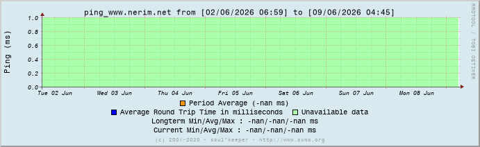 Graph ping_www.nerim.net